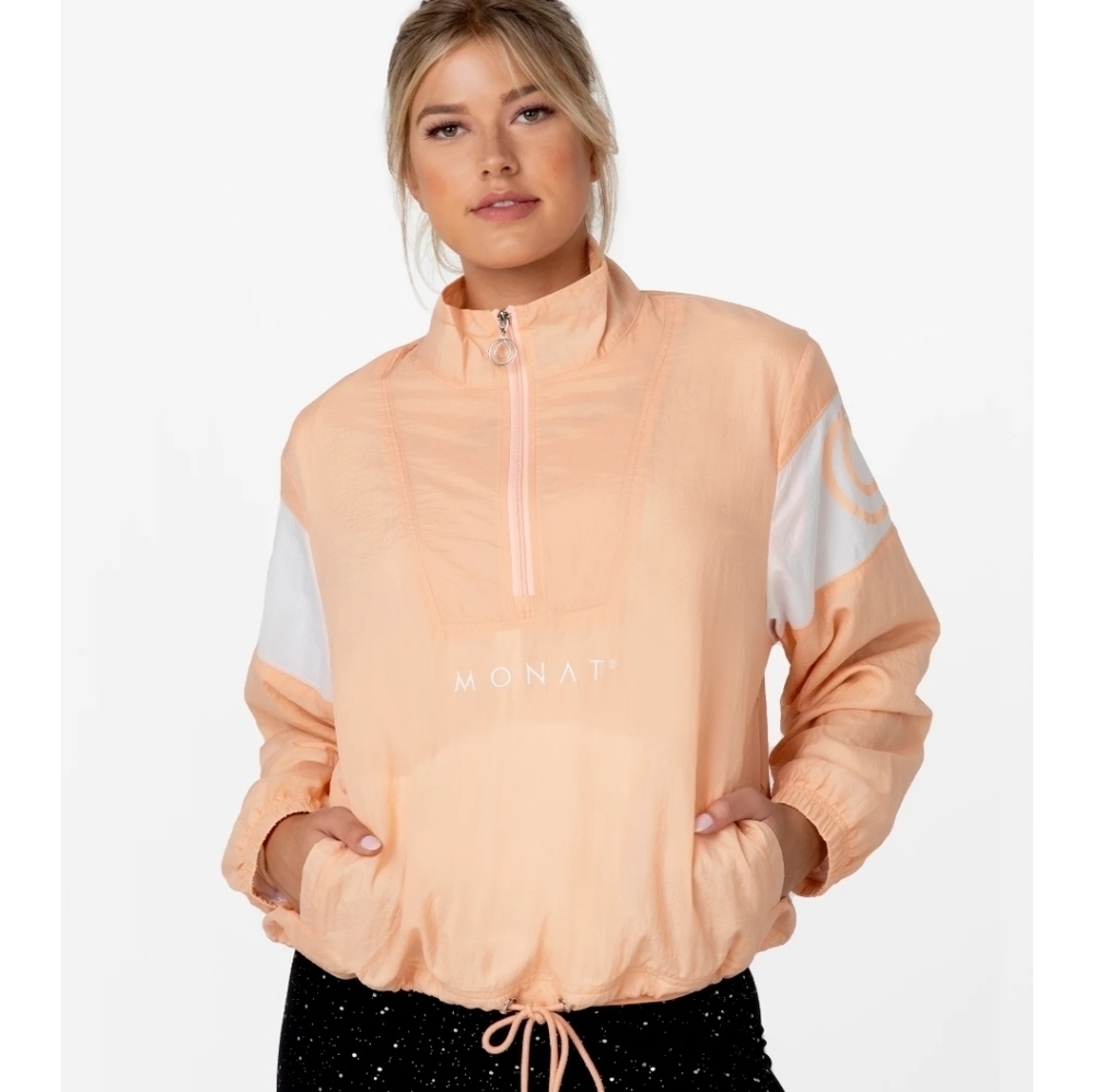 MONAT Zip Front Pullover Windbreaker_ XS